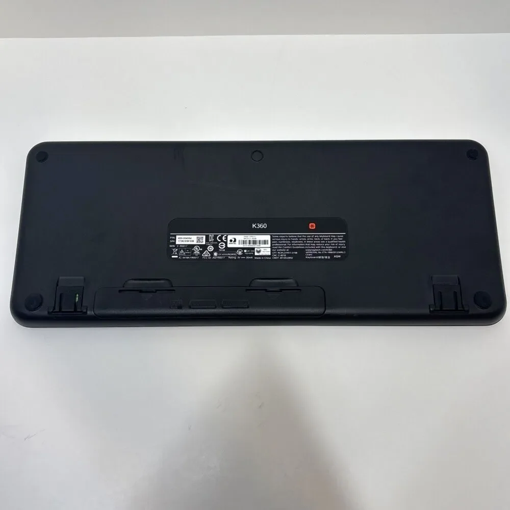 Logitech K360 Wireless Black Keyboard w/ USB Unifying Receiver Y-R0017